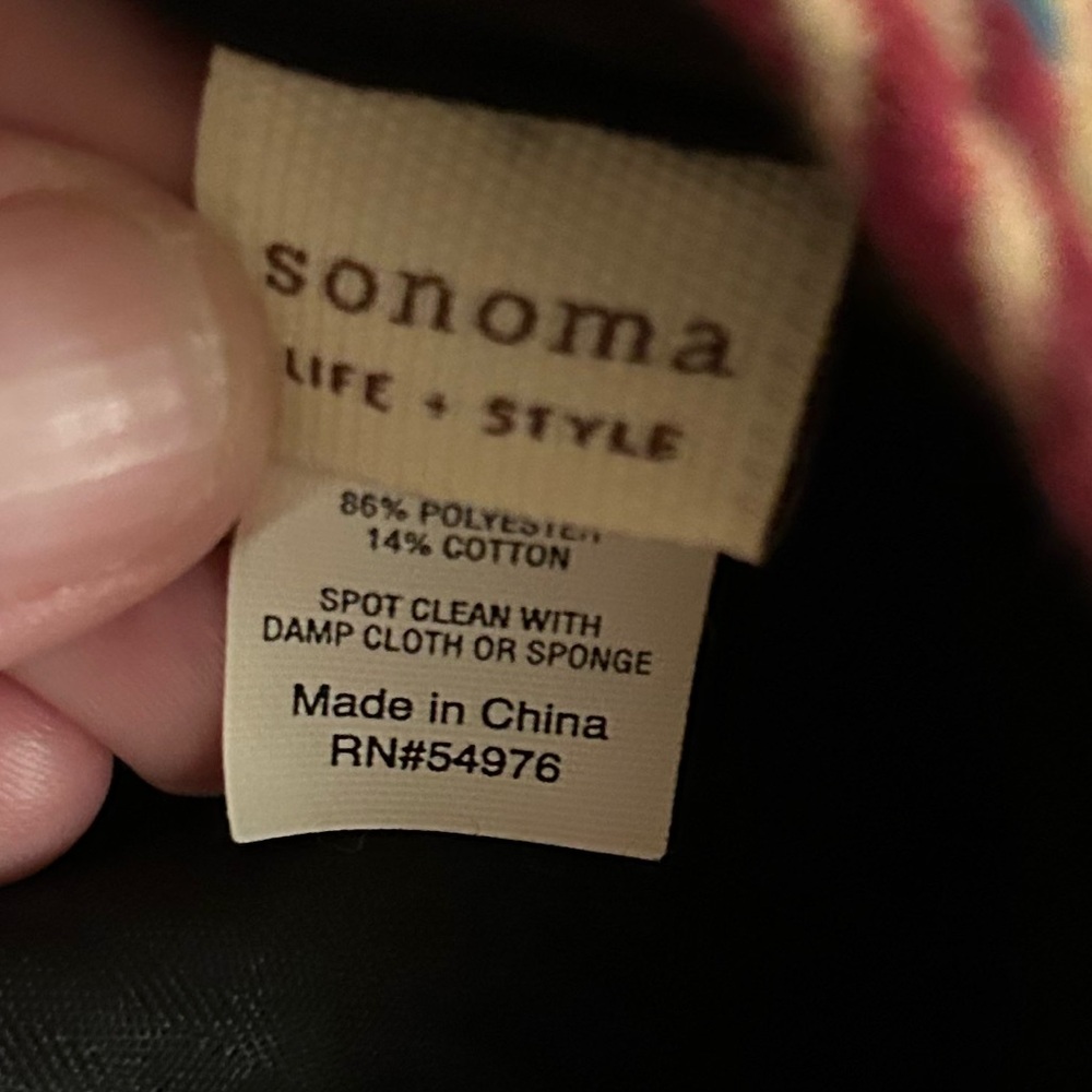 SONOMA Cute plaid Newsboy cap with bow. Elastic stretch on back. - Picture 6 of 6